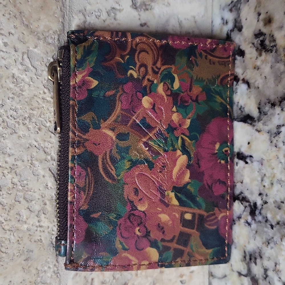 Patricia Nash Cardholder Rustic Garden Print